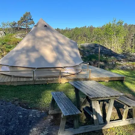 Luxury tent Hommen Gard Glamping