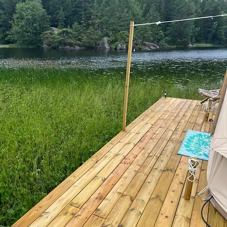 Роскошный шатер Hommen Gard Glamping Рисёр