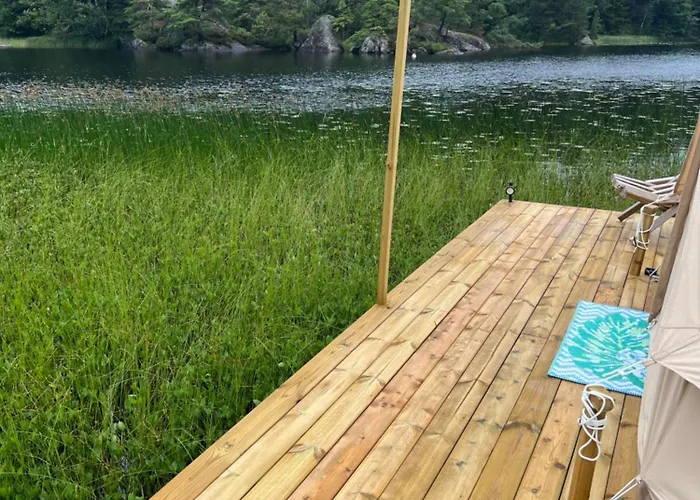 Lyxtält Hommen Gård Glamping Risør